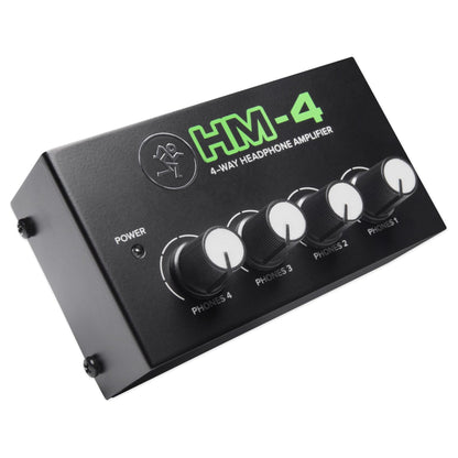 (4) PRO-M50 SR Headphones Bundle with Mackie HM-4 Headphone Amplifier