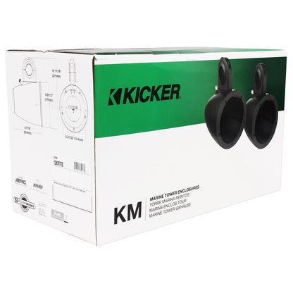 KM654L 6.5" Marine LED Speakers + Wakeboard Tower Enclosures
