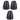 3) Rockville PEN-65T Black 6.5" 70V Hanging Pendant Speakers For Office/Bar/Cafe