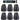 Rockville 6-Zone Commercial Amp+6 Black Pendant Speakers For Restaurant/Bar/Cafe