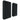 6-Zone Receiver+6) Black 3.5" Cube+Slim Wall Speakers For Restaurant/Bar/Cafe