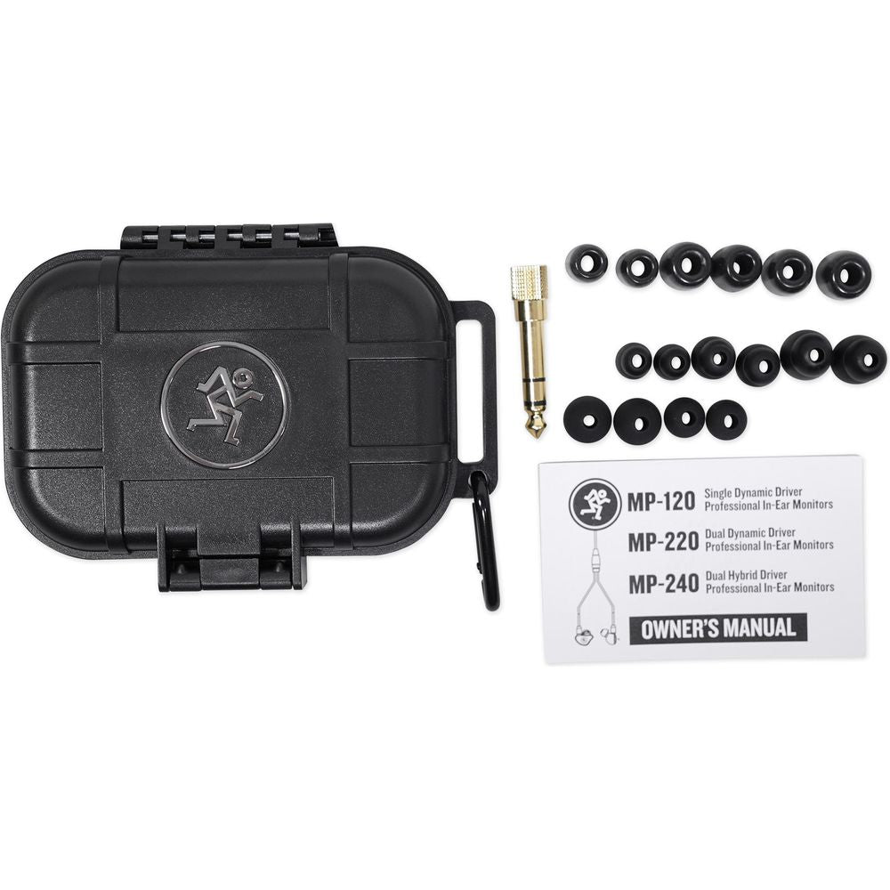 DM-7 Drum Microphone Kit + Mackie MP-120 In-Ear Monitors