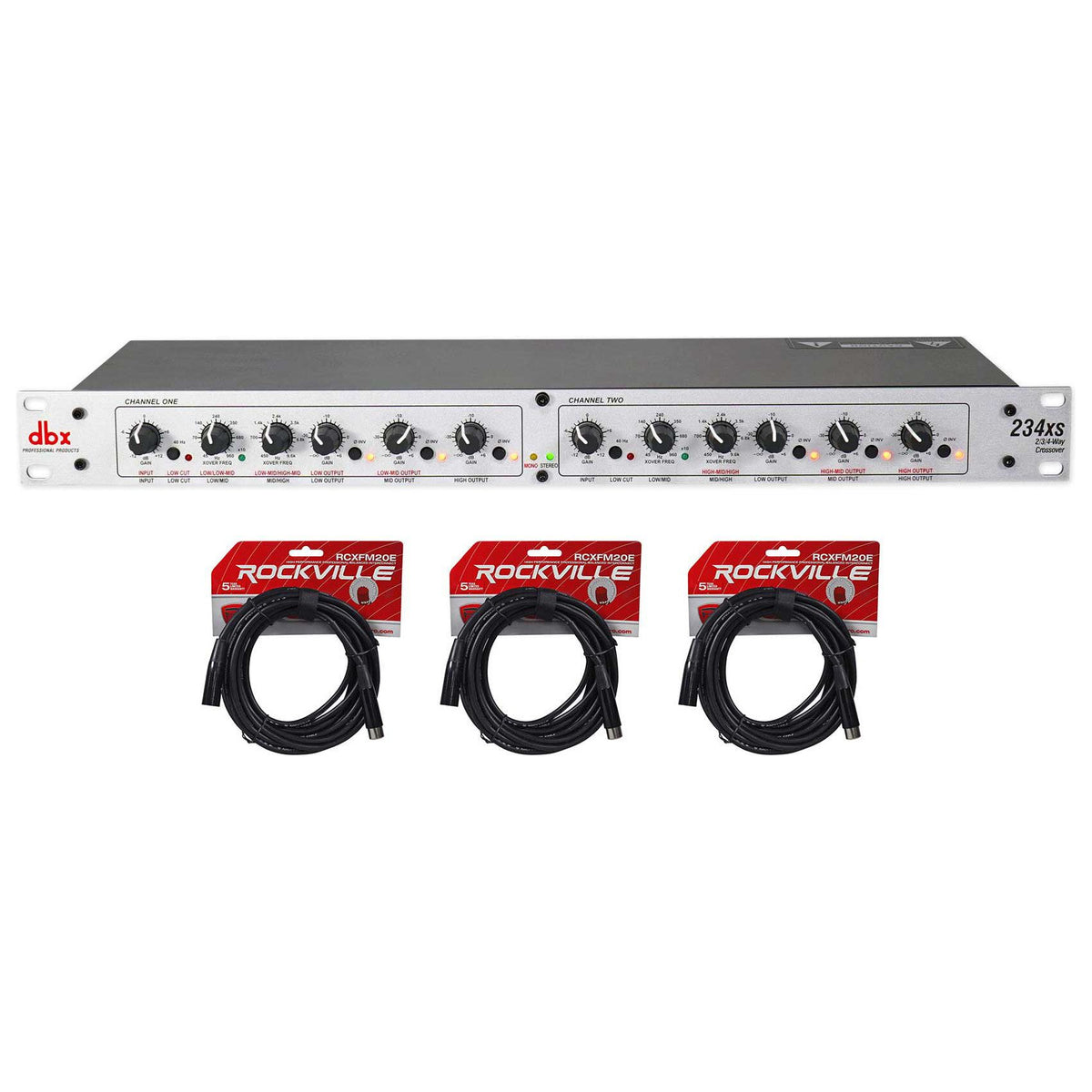 234XS Crossover & XLR Cable Bundle
