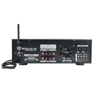 Rockville SingMix 45 1000 Watt Powered Mixer Amplifier Amp w/Bluetooth/USB/Echo
