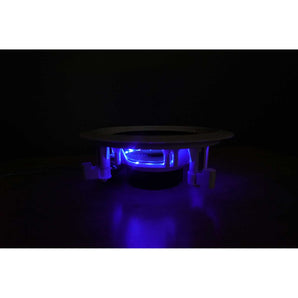 Rockville SINGMIX 5 Bluetooth Home Receiver+(4) 6.5" Blue LED Ceiling Speakers
