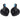Pair Rockville RWB80B 8" Black 2 Way 600 Watt Marine Wakeboard Tower Speakers