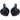 8" 300 Watt Rollcage Rollbar Tower Speakers for Can-Am MAVERICK X3/X3 Max- Black