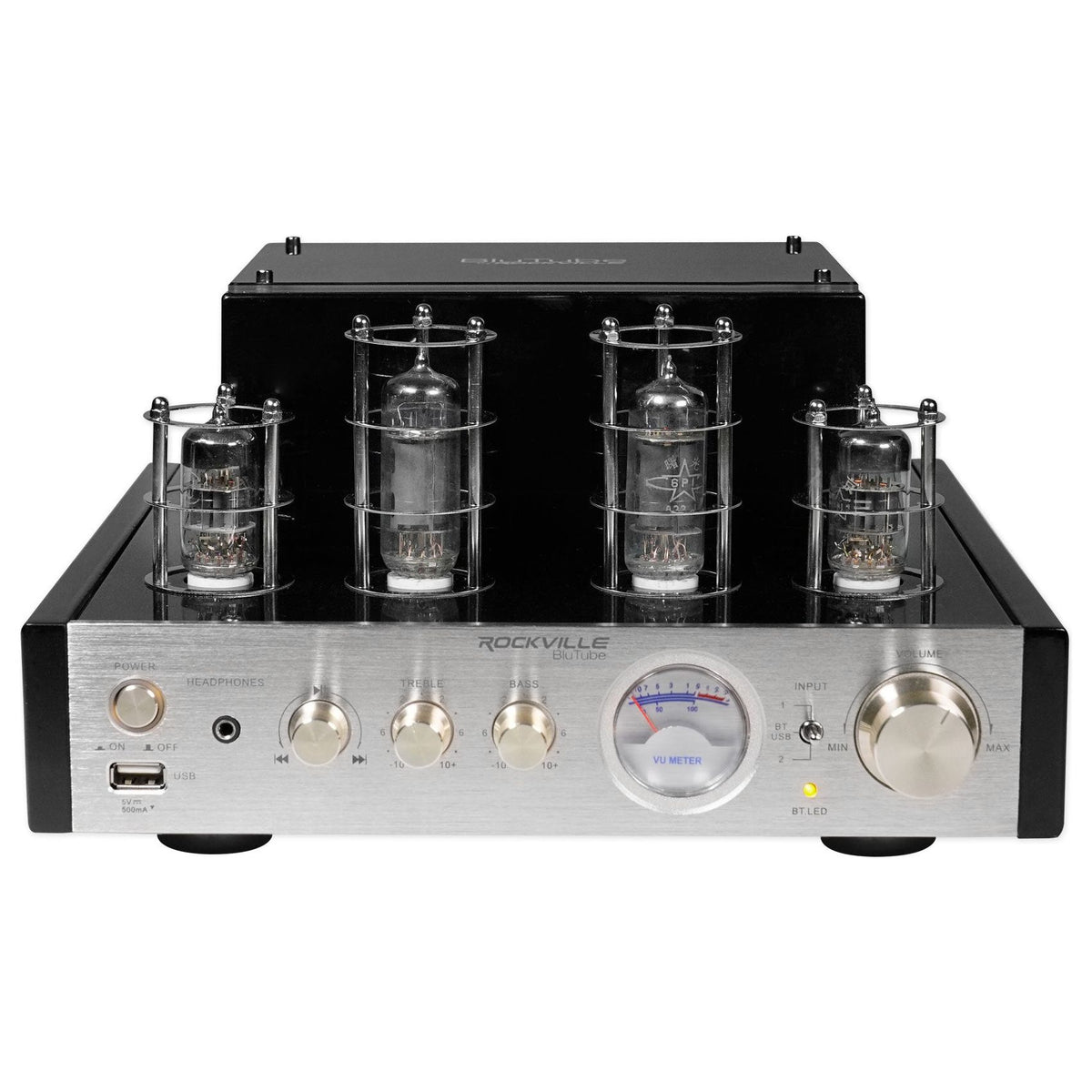 BluTube SG Tube Amplifier + (2) 8" PA Speakers + 8" Subwoofer