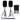 (2) Rockville 15" Powered Speakers+Stands+Subwoofer For Backyard Movie Theater
