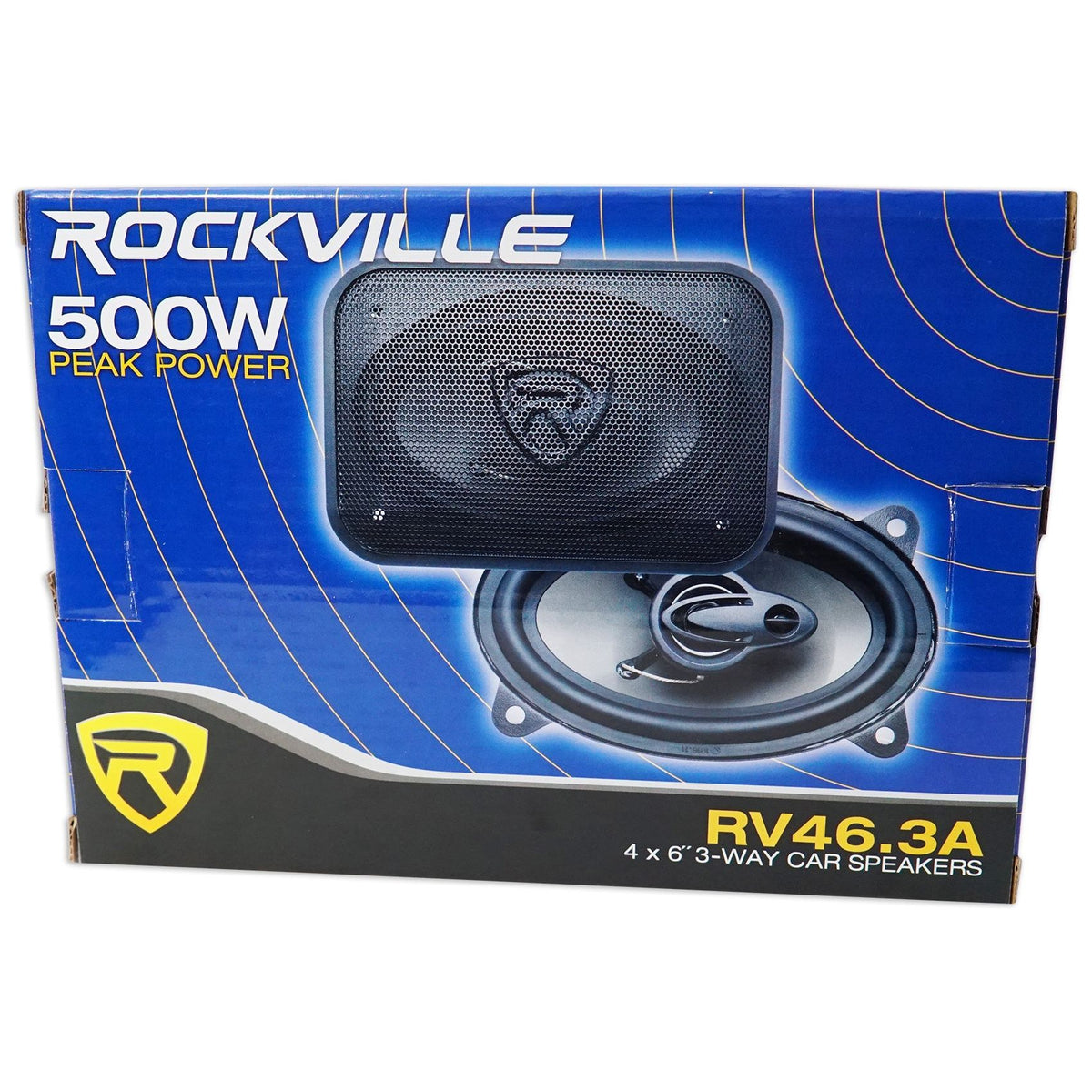 46CXA3604T CXA360.4 360w RMS 4-Channel Car Amplifier+(4) 4x6" Speakers