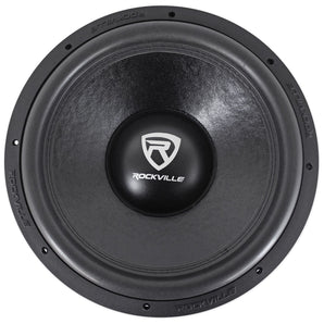 Rockville W15K6D4 V2 15" 4000w Car Audio Subwoofer Dual 4-Ohm Sub CEA Compliant