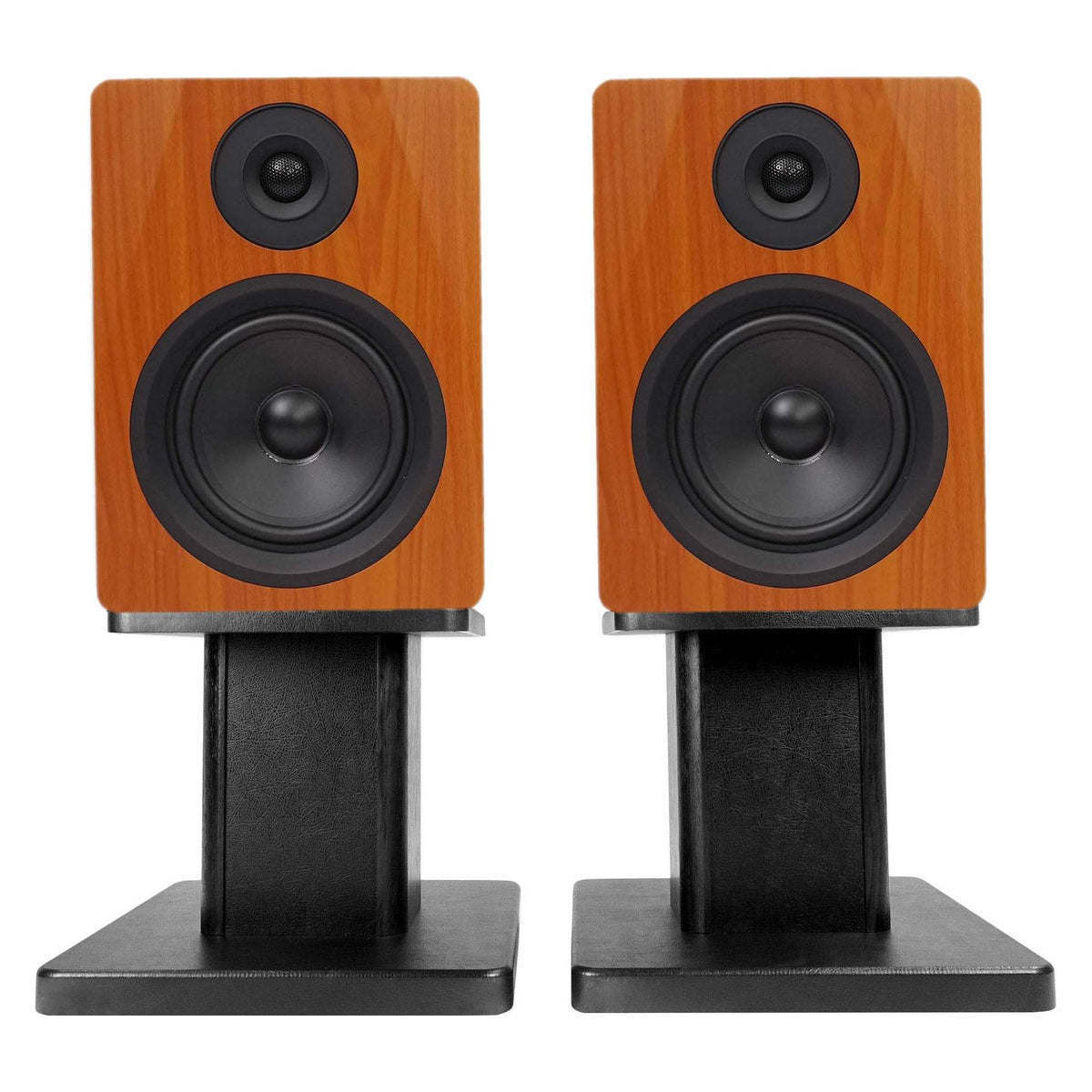 (2) APM5C 5.25" 250W Powered USB Studio Monitor Speakers + Desk Stands