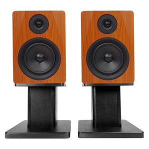 (2) Rockville APM5C 5.25" 250W Powered USB Studio Monitor Speakers+Desk Stands