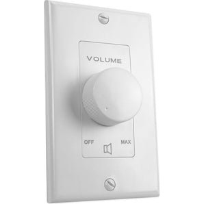 6) Rockville VOL70100 White 100 Watt 70v Wall Volume Control Zone Controllers
