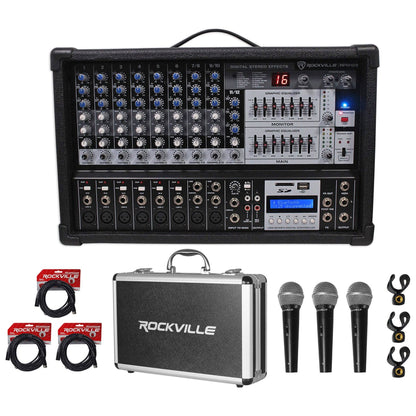RPM109 V2 Mixer + 3-Pack Mics Bundle