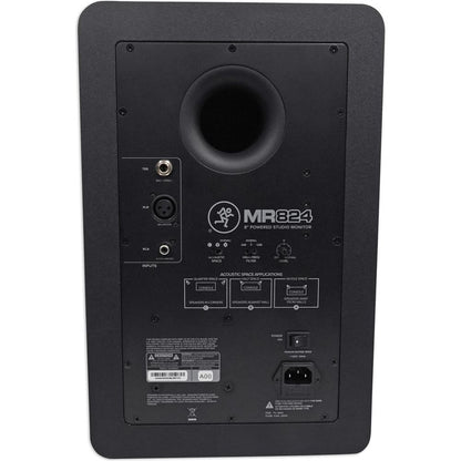 MR824 8" 85 Watt Powered Studio Monitor Class A/B Bi-Amped+Free Speaker