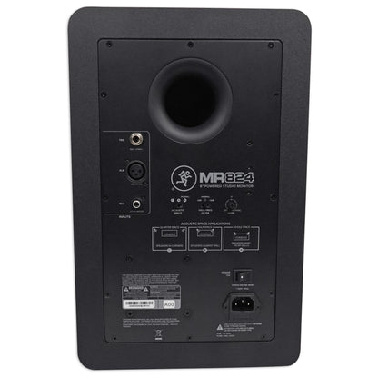 (2) MR824 8in Monitor Bundle with Mic, Adjustable Stands & Compact Shield
