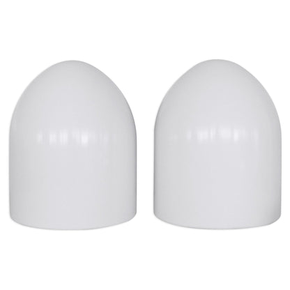 MAC80W White 7.7" Tower Speaker Pods 4-Pack + RWBC80 Neoprene Covers Bundle