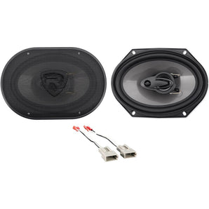 Rockville 6x8" Front Factory Speaker Replacement+Harness For 99-03 Ford F-150
