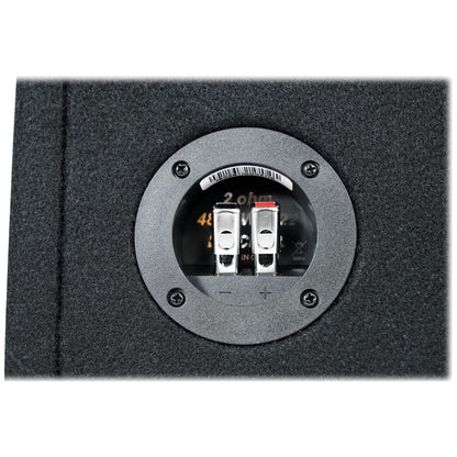 48DCWR122 Dual 12" Subwoofer Enclosure + Mono Amplifier + Amp Kit