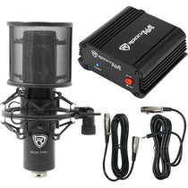 RCM PRO Microphone + PSP5 Phantom Power Supply Bundle