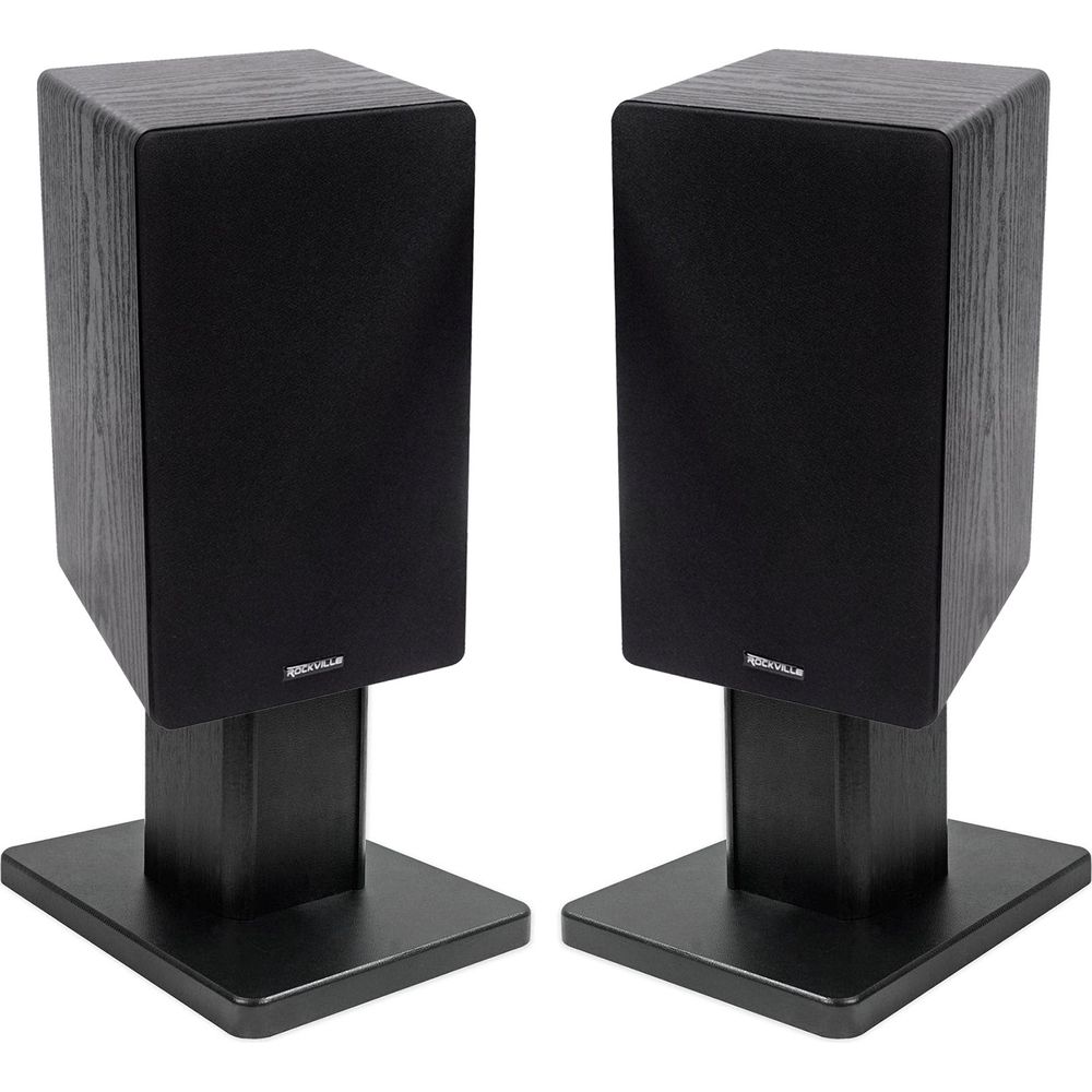 RockShelf 68B Black 2-Pack + RHT8B Desktop Stands Bundle