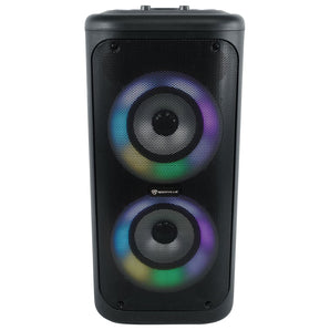 Rockville Go Party 6 Dual 6.5" Portable LED Bluetooth House Party Speaker System