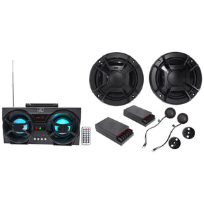 Polk Audio DB6502 6.5" 600w Component Car/ATV/Motorcycle Speakers+Free Speaker !