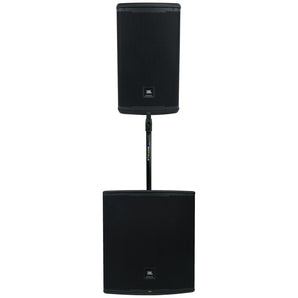 JBL EON710 10" Active DJ PA Speaker w/Bluetooth+EON718S 18" Subwoofer+Pole Mount