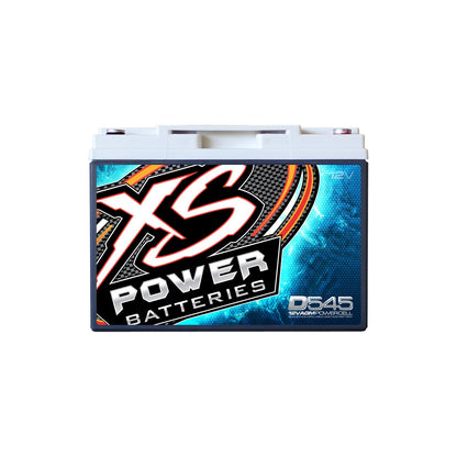 XS Power D545 800 Amp Car Audio Battery + Terminal Hardware + Power/Ground Wires
