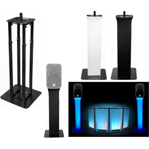 (1) Rockville Black Totem Speaker Stand For Alto Professional TS112 PRO