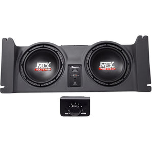 2) 10" MTX Subwoofers+Box+Alpine Amp For 4) Speakers For 97-06 Jeep Wrangler TJ