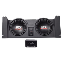 Dual 10" Powered MTX Subwoofers+Sealed Sub Enclosure For 97-06 Jeep Wrangler TJ