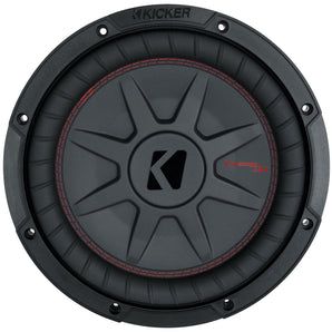 (2) KICKER 48CWRT102 CompRT 800w Shallow 10" Subwoofers DVC 2-ohm Subs COMPRT10