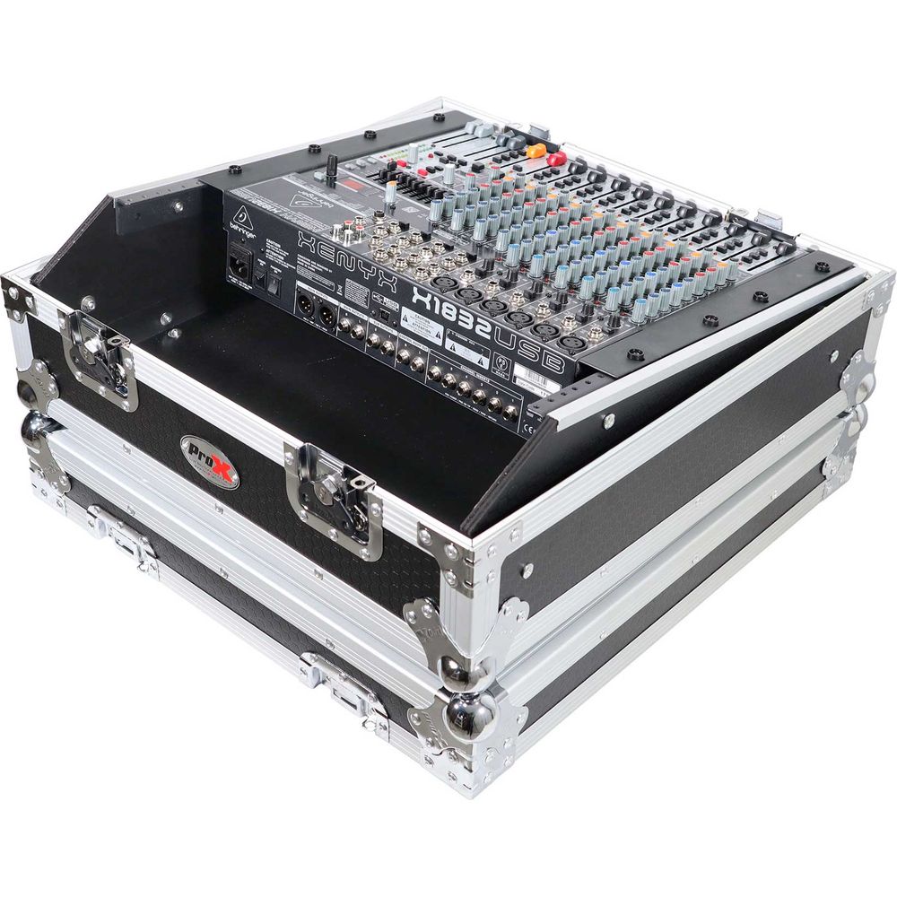 T-MC Top Load 10U Slant Rackmount Mixer Case
