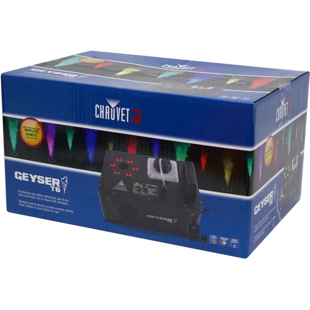 Geyser T6 Fog Machine + Fog Fluid