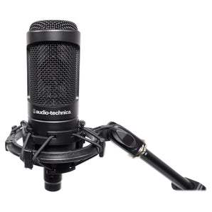 Audio Technica AT2050 Studio Condenser Recording Microphone+Presonus Headphones