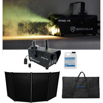 RFAAB DJ Event Facade Booth + R720L LED Fog Machine + RFJG Gallon Fog Fluid