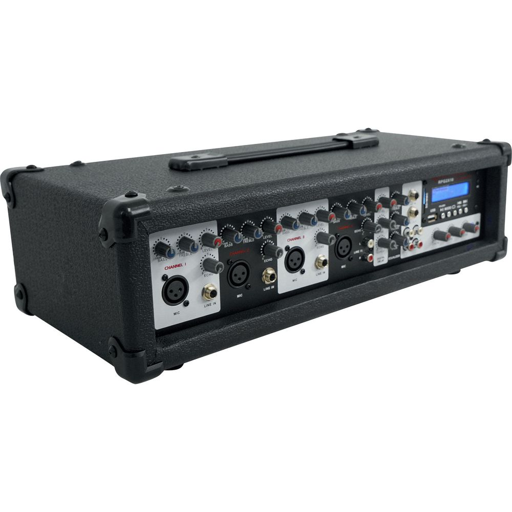 Rockville 10" Church Speakers+Mixer+Stands+Mics and Bluetooth for Church Sound Systems