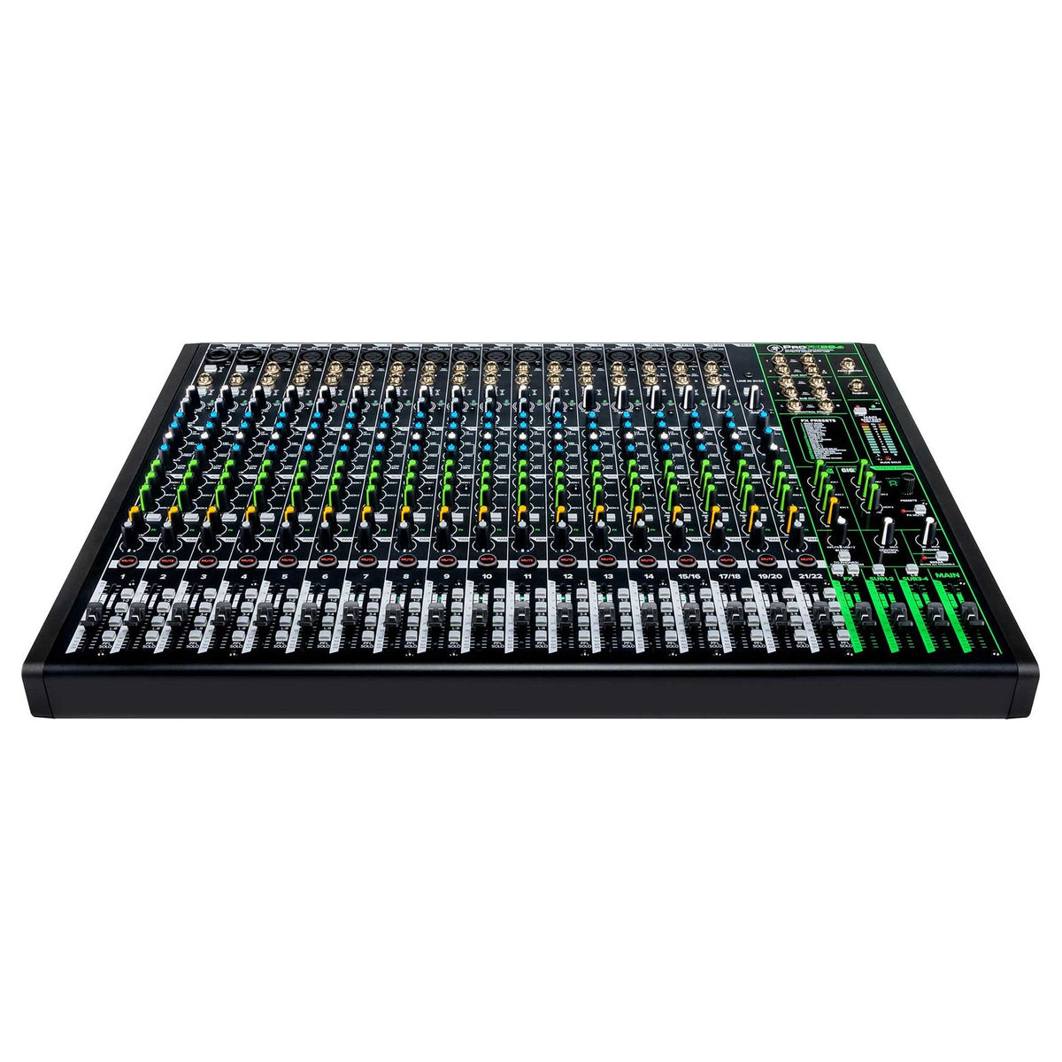 Mackie ProFX22v3 22-Channel 4-Bus Professional Effects Mixer w/USB ProFX22 v3
