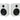 Pair Rockville RockShelf 54W 360w White 5.25" Home Theater Bookshelf Speakers/4 Ohm