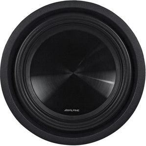 (2) New Alpine SWT-10S4 10" 2000w Shallow Subwoofers Car Stereo Subs