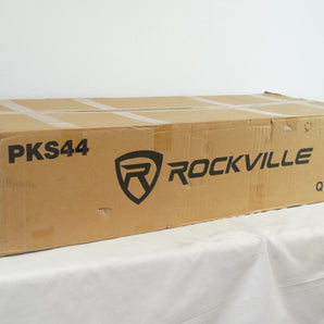 Rockville PKS44 2-Tier Keyboard/DJ Stand+Table Attachment+Gooseneck Mic Stand