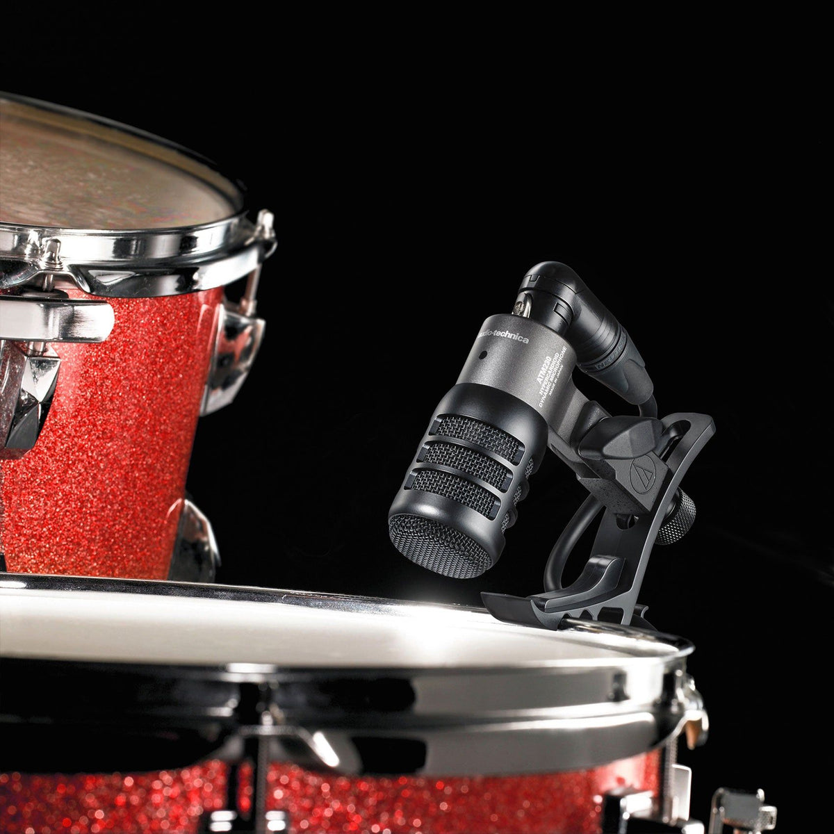 Audio Technica ATM230PK (3) Dynamic Instrument Microphones Drum Mics + Mounts
