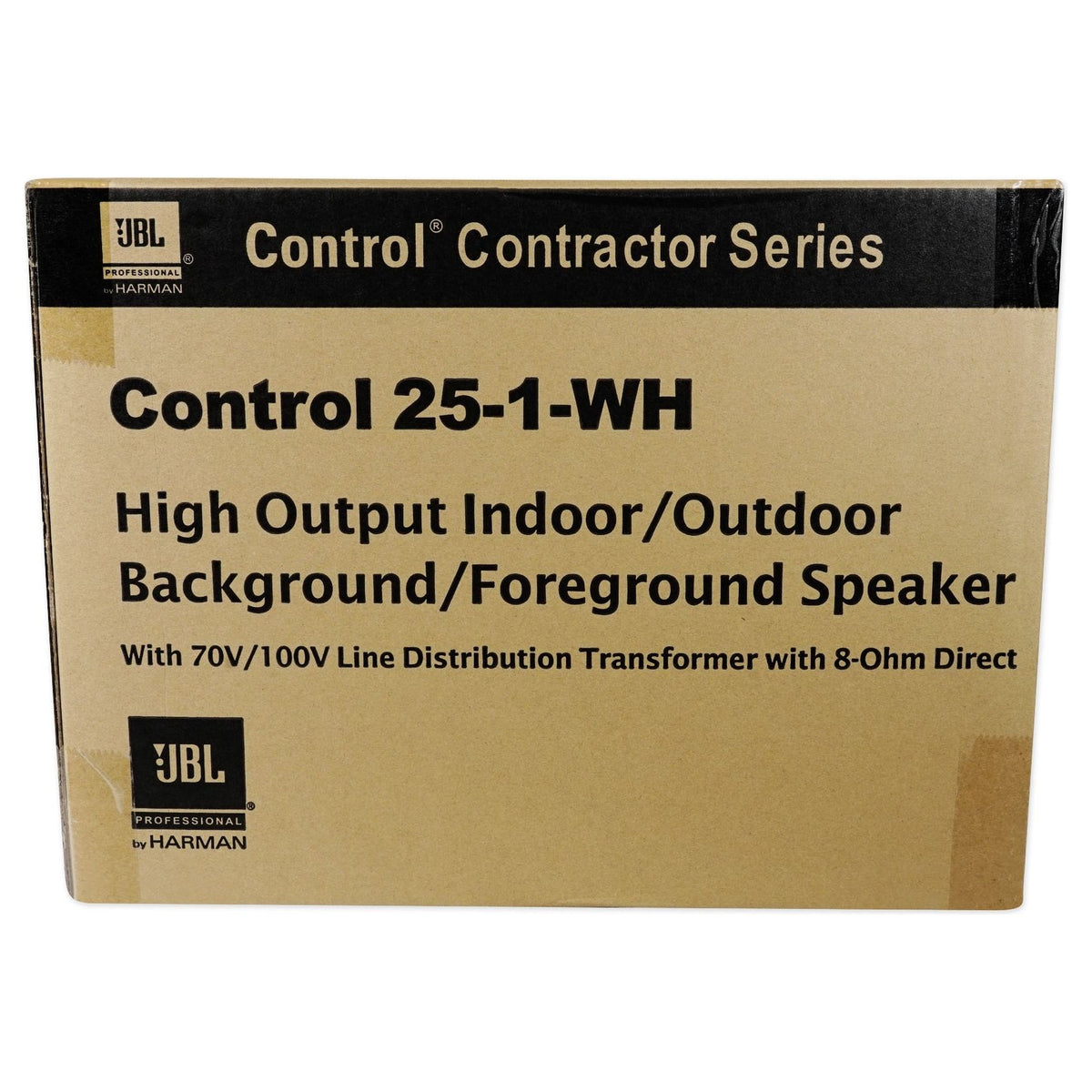 (2) JBL Control 25-1 5.25" 30w 70v Wall-Mount Commercial Restaurant/Bar Speakers