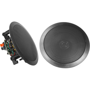 Rockville ROCK MATRIX 4-Zone Home Receiver+6) Ceiling+2) Black Wall Speakers