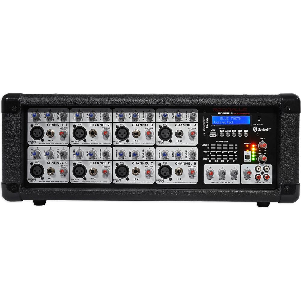 Rockville 15" Church Speakers+Mixer+Stands+Mics+Bluetooth 4 Church Sound Systems