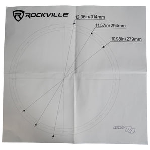 2) Rockville W12T4S2 12" Shallow Mount 1400w Car Subwoofers+Mono Amplifier+Wires