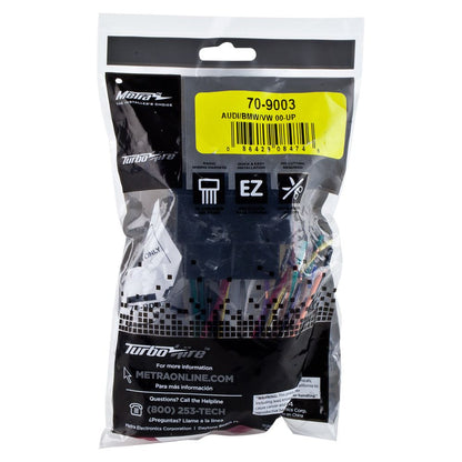 Metra 70-9003 In-Dash Radio Wiring Harness for 2002-2006 BMW/VW