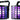 (2) American DJ ADJ MINI DEKKER LZR RGBW LED DMX Derby/Strobe Effect Lights